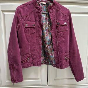 Ruff Hewn Maroon Corduroy Jacket